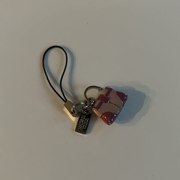 NWOT Vintage COACH Mini Purse Charm
Lanyard Cell Phone Charm - Picture 3 of 9